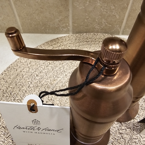 New Hearth & Hand Bronze Salt and Pepper Mill Set - Picture 2 of 4